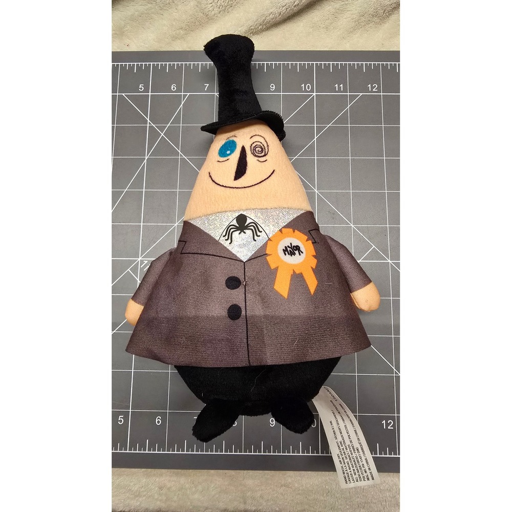 Disney 100 Nightmare Before Christmas Mayor Two-Faced Plush Just Play 8.5 Inch